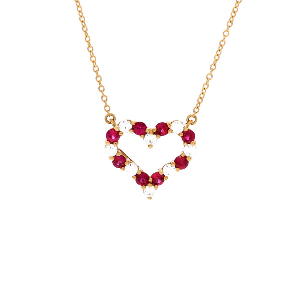 Tiffany & Co. Small Heart Pendant Necklace
